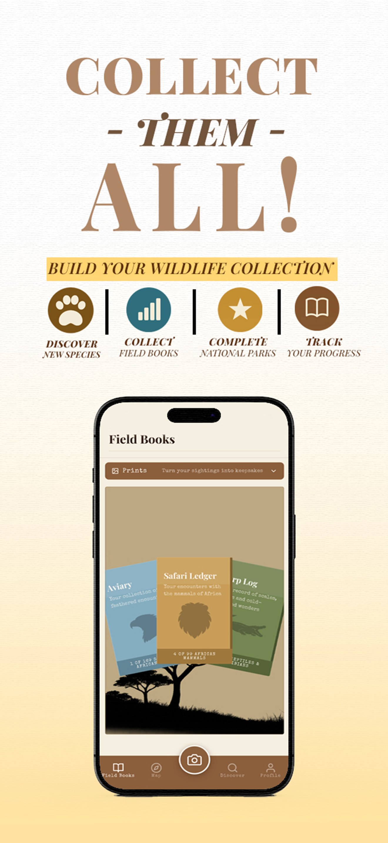 The Field Books shelf — Aviary, Safari Ledger and Herp Log